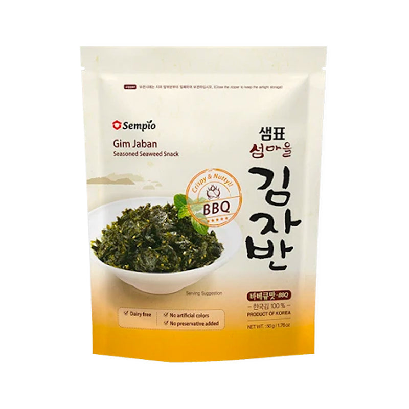 SEMPIO Seealgen Snack, gewürzt, BBQ 50g