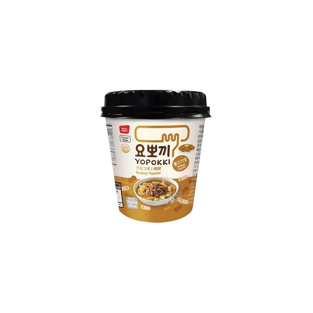 Yopokki Topokki Bulgogi Rindfleischbecher 118g