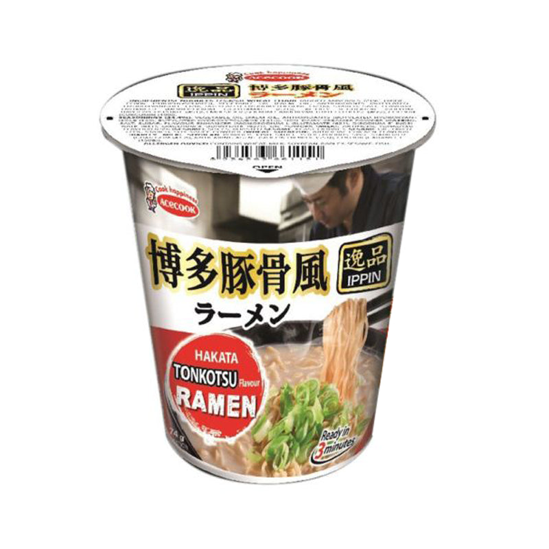 ACECOOK Instantnudeln mit Tonkotsu Geschmack 73ml