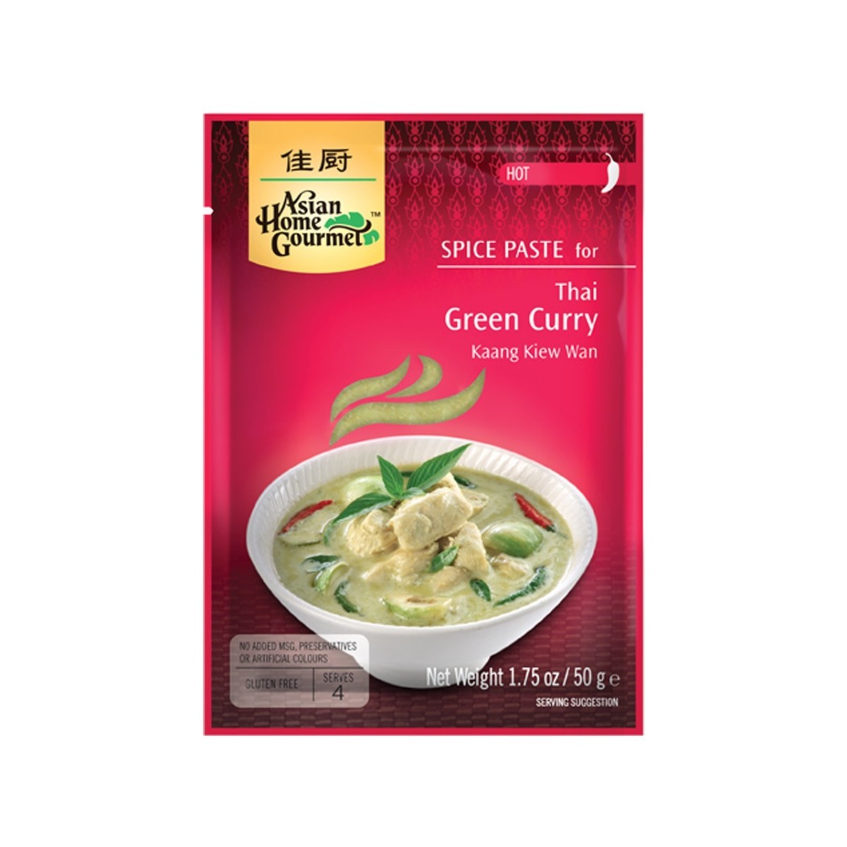 AHG Grünes Thai Curry Würzpaste 50g
