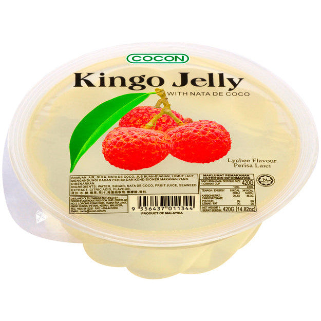 Cocon Kingo Litschi Jelly mit Nata de Coco 420g