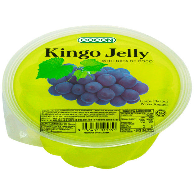 Cocon Kingo Trauben Jelly mit Nata de Coco 420g