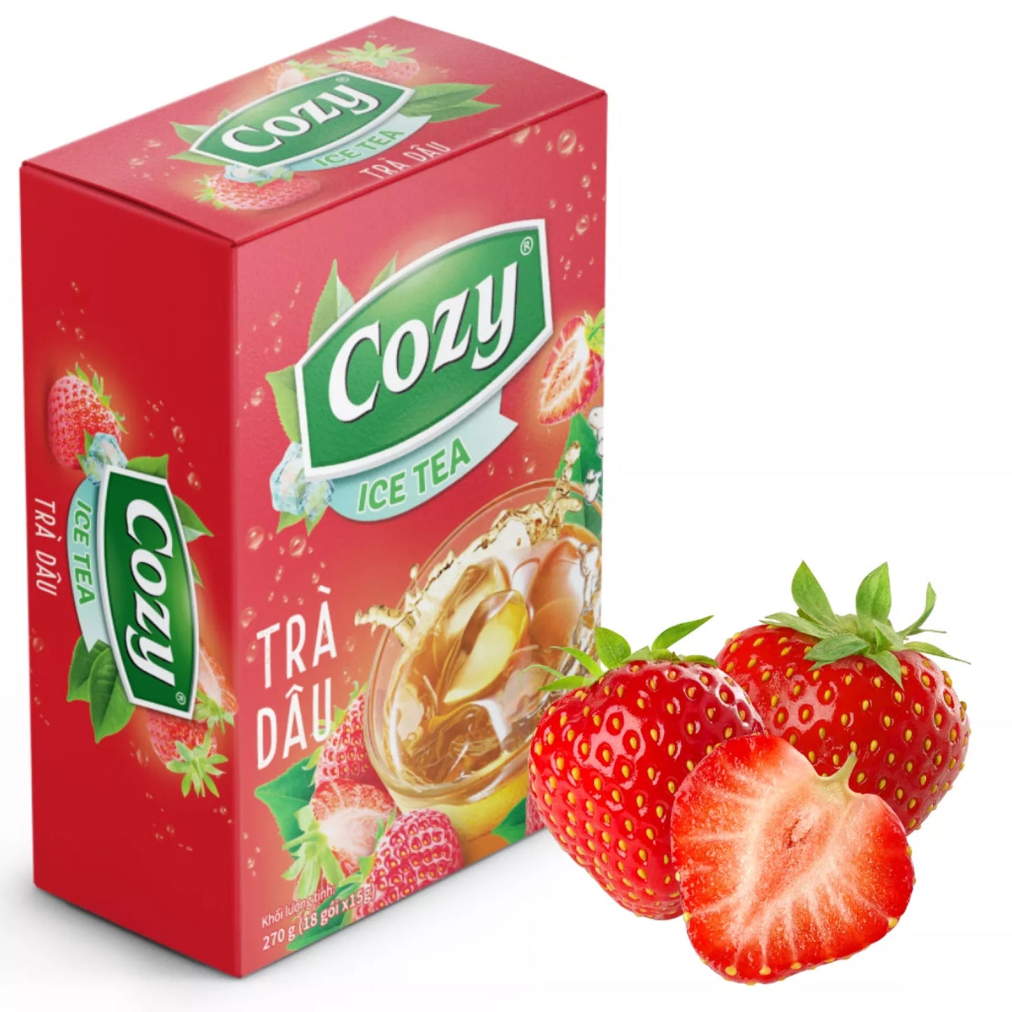 COZY Erdbeer Eistee 240g