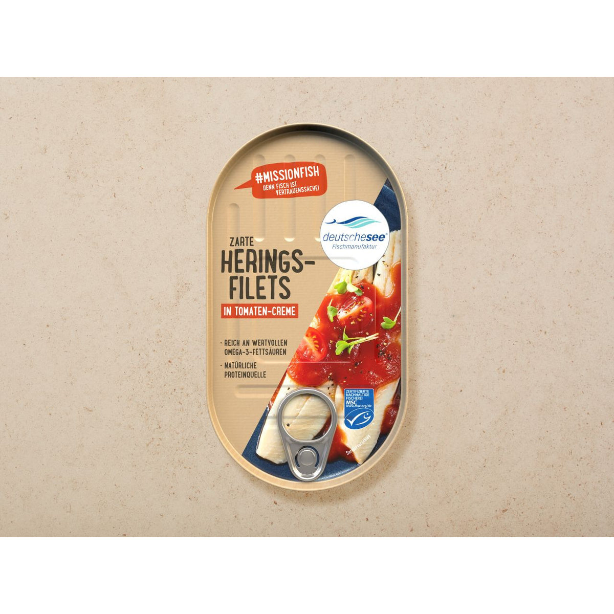 Deutsche See Heringsfilets in Tomatencreme 200g