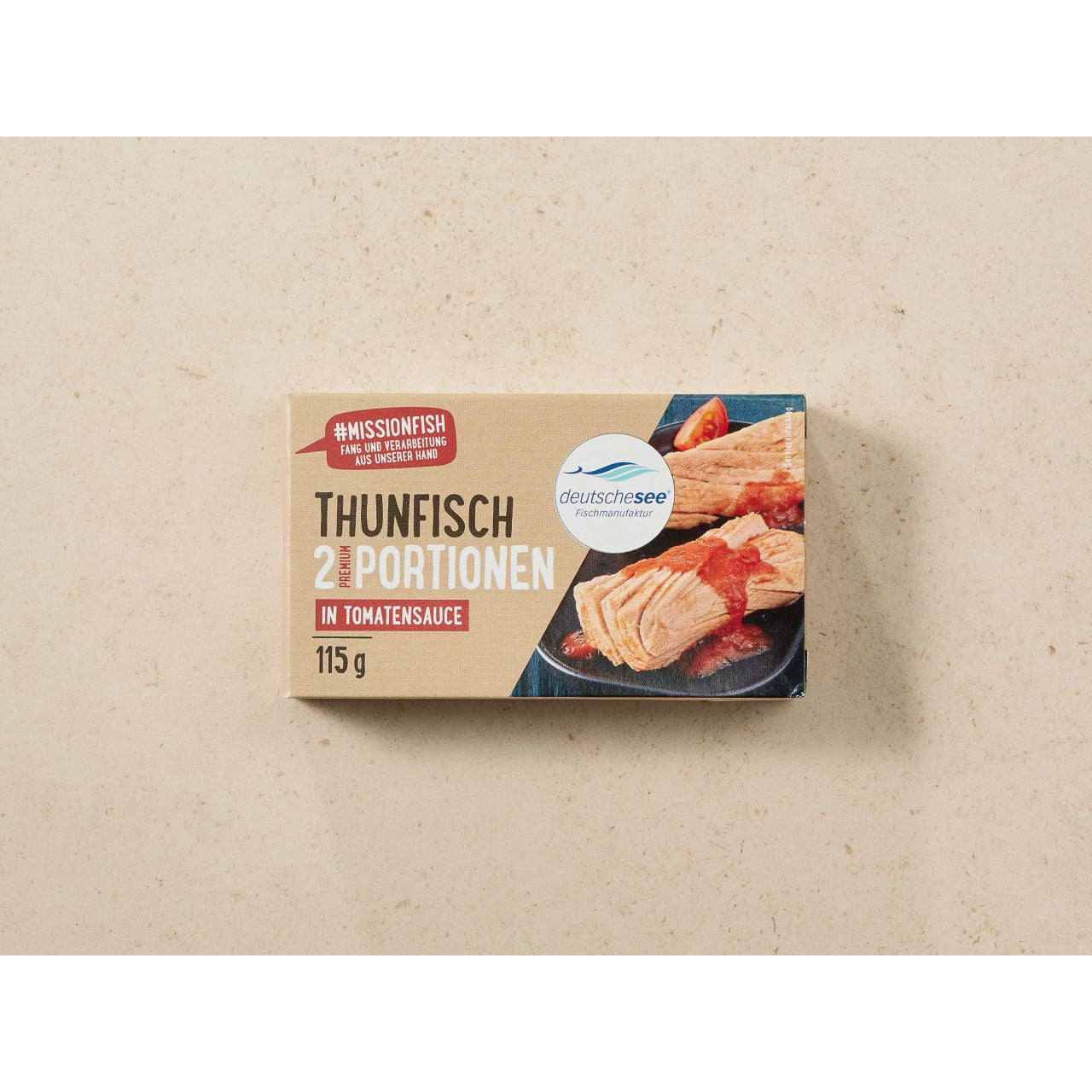 Deutsche See Thunfisch-Filet in Tomatensauce 115g