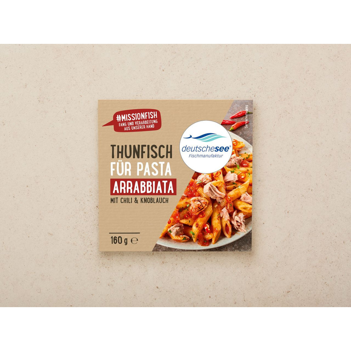 Deutsche See Thunfisch für Pasta Arrabbiata 160g