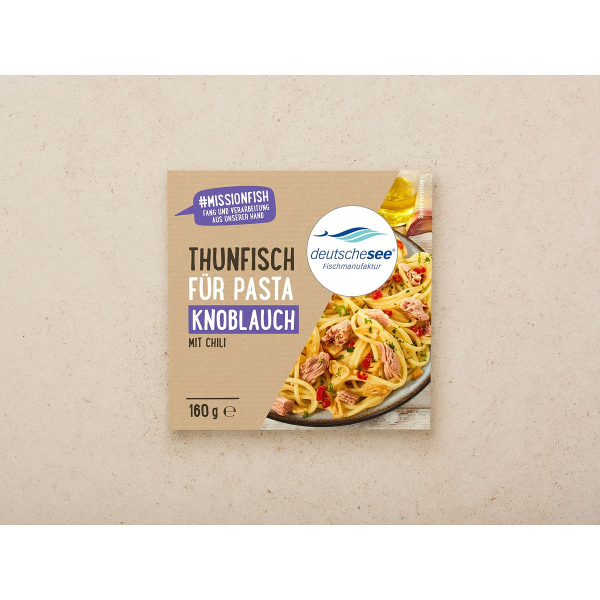 Deutsche See Thunfisch für Pasta Knoblauch 160g