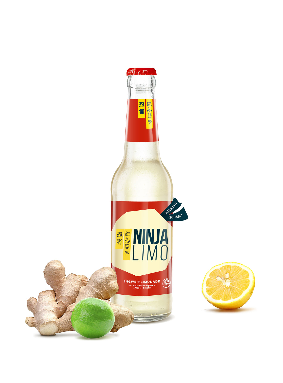 Doyobi Ninja Limo Ingwer-Limonade, 330ml