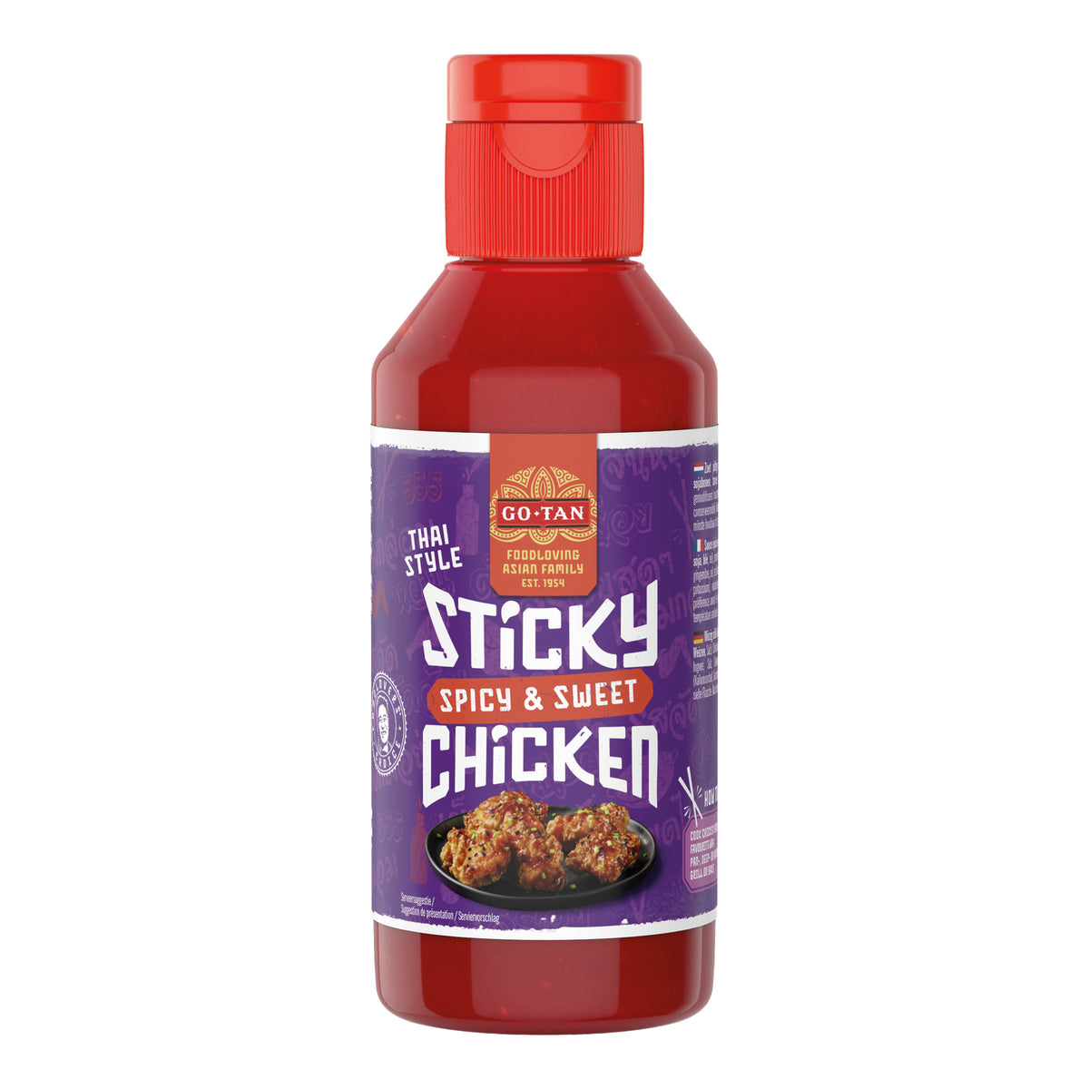 Go-tan Klebriges Hähnchen süß & scharf 220ml