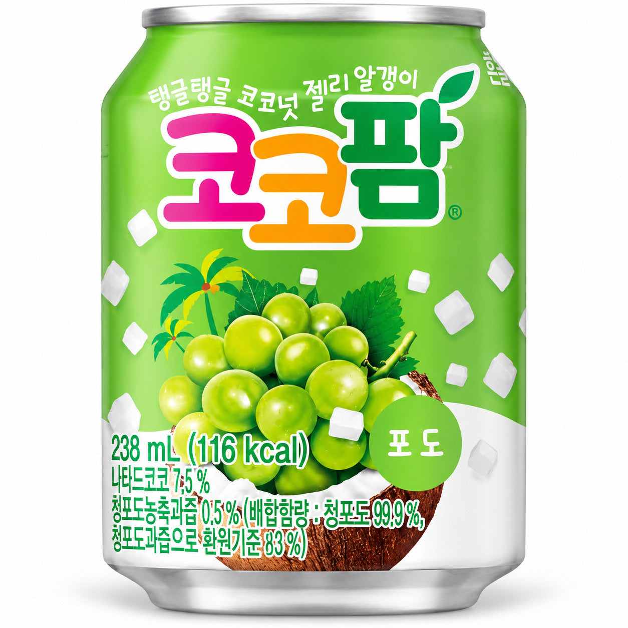 HAITAI Traubengetränk & Nata de Coco Coco Palm 238ml