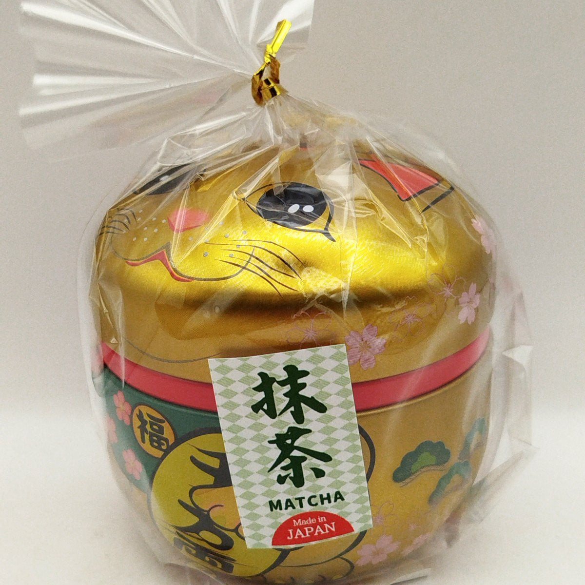 Hishiwaen Lucky Cat Dose mit Matcha 30g