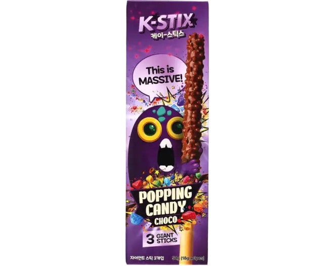 K-STIX Popping Candy Schokosticks, 18g