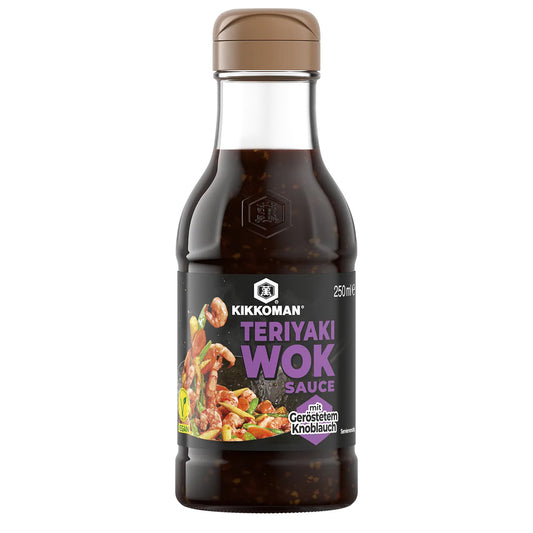 KIKKOMAN Teriyaki Soße mit geröstetem Knoblauch 250ml