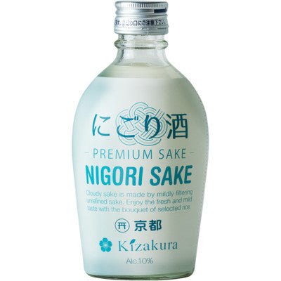 KIZAKURA Sake (Nigori), 10% vol Nigori - trüber ungefilterter Sake 300ml