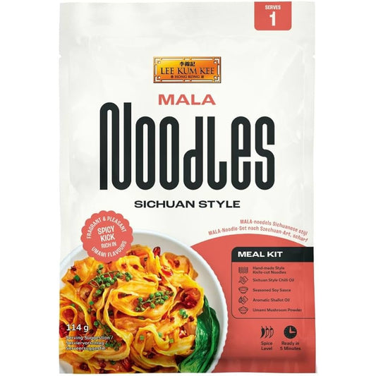 LEE KUM KEE Mala Nudeln Szechuan Style, Meal Kit 114g