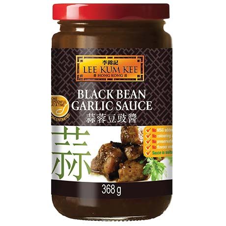 LEE KUM KEE Schwarze Bohnen-Knoblauchsoße 368g