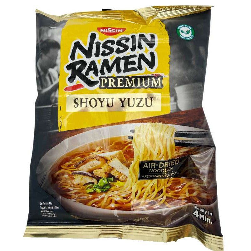 Nissin Foods Ramen Premium Shoyu Yuzu, 93g