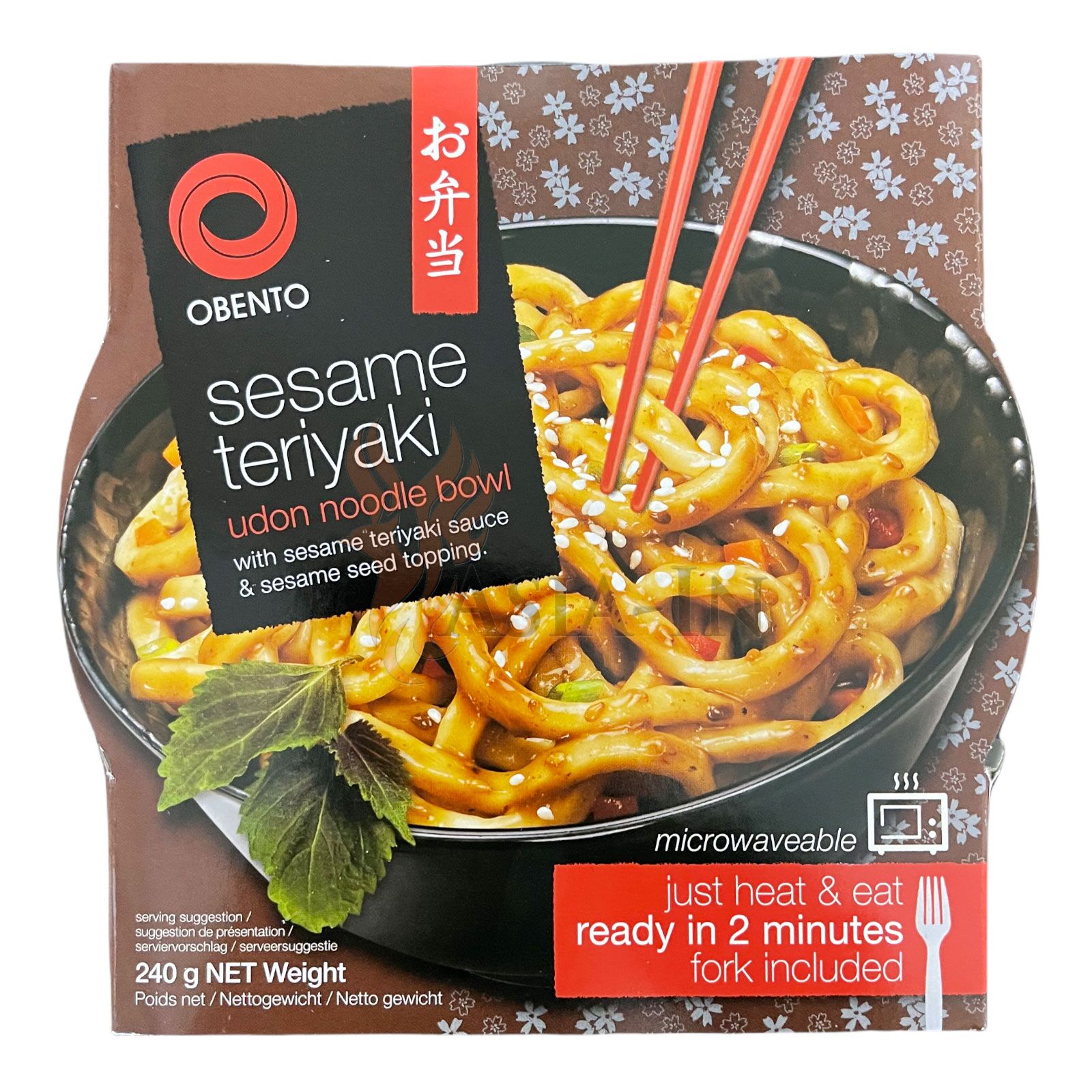 OBENTO Udon Nudel Cup Sesam Teriyaki 240g