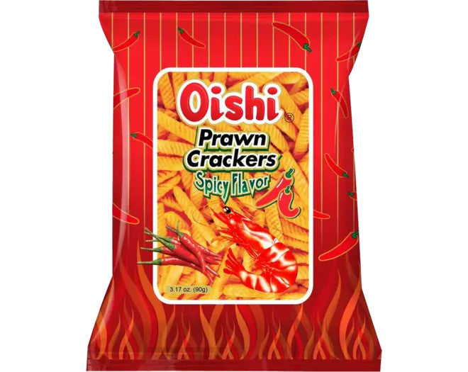 Oishi Garnelencracker – Scharf, 60g.