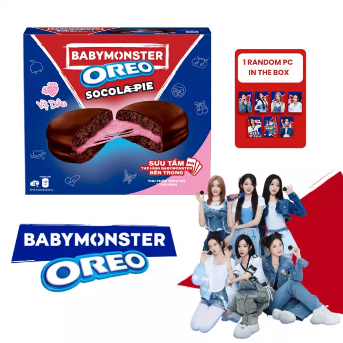 OREO BABYMONSTER Erdbeer-Schokoladekuchen 360g