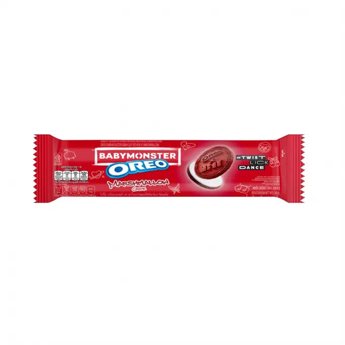 OREO BABYMONSTER Rotes Marshmallow-Creme-Keks 110g
