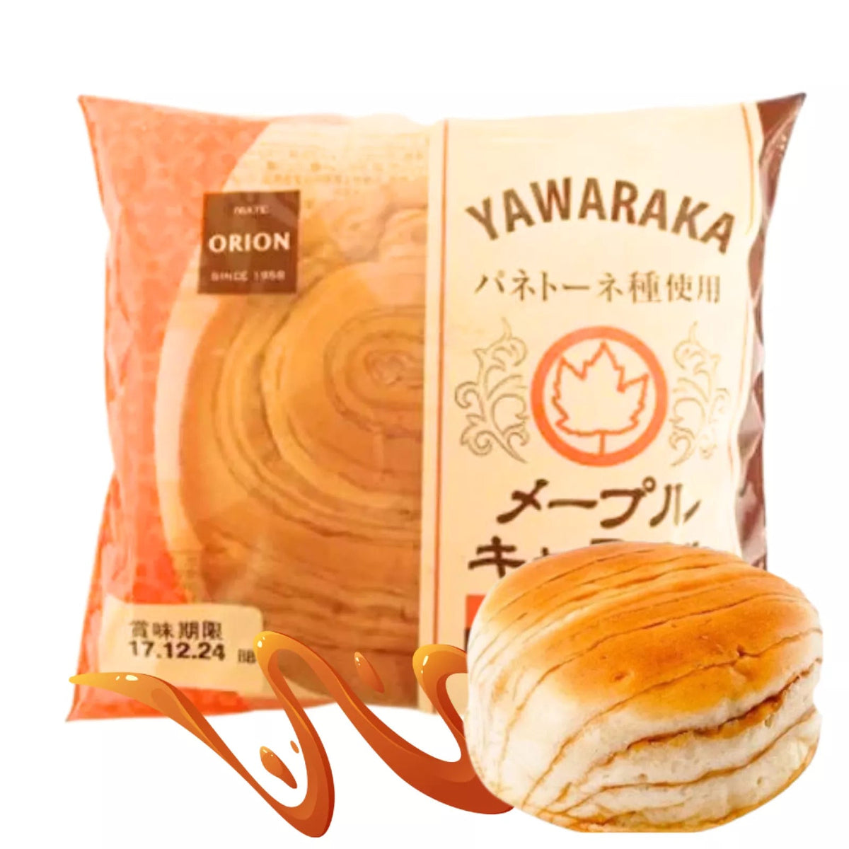 ORION Ahorn Caramel Brot 90g