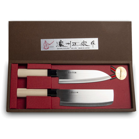 Satake Japanisches Messersatz (2St) Japanisch, L: 17,5 cm 1Stk