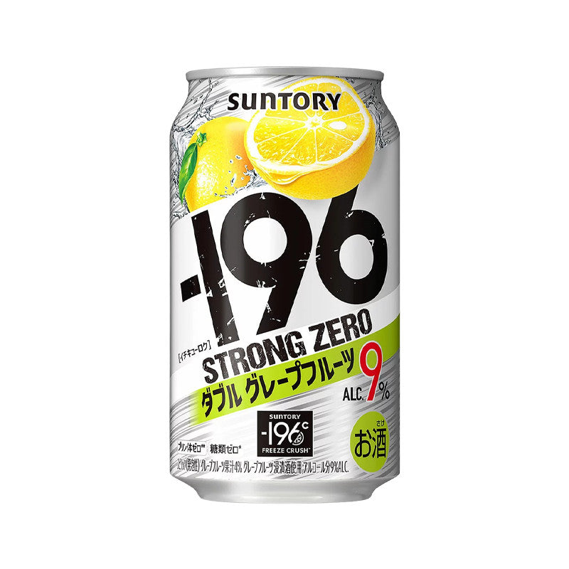 SUNTORY -196 Strong Zero Doppelte Grapefruit 9% 350ml