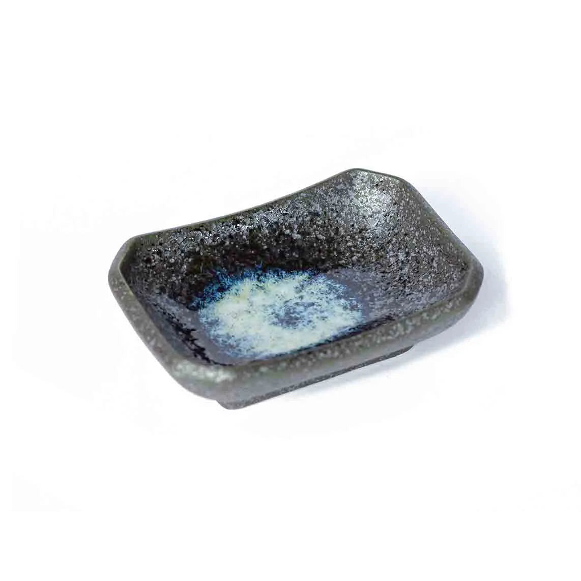Taisan Soßenteller schwarz Porzellan, 9x2,5cm – Kizuna International Trade GmbH