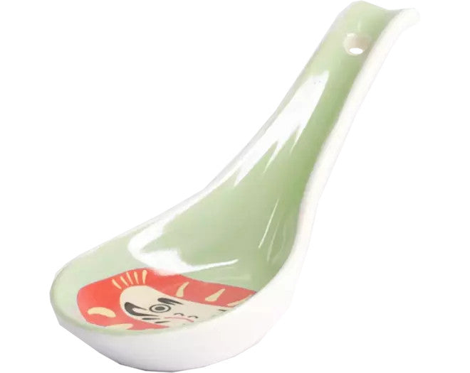 Tokyo Design Studio Kawaii Japan Daruma Löffel Grün 1Stk
