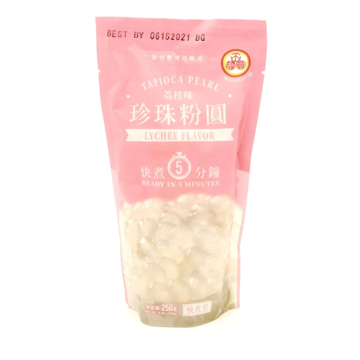 Wu Fu Yuan Tapiokaperlen-Topping Litschi 250g