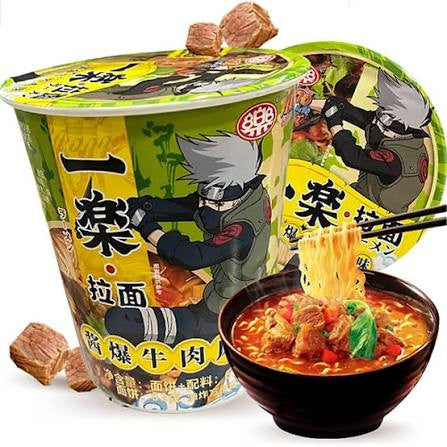 YILE Naruto Schmorbraten mit Nudeln in Soße (Becher) 65g