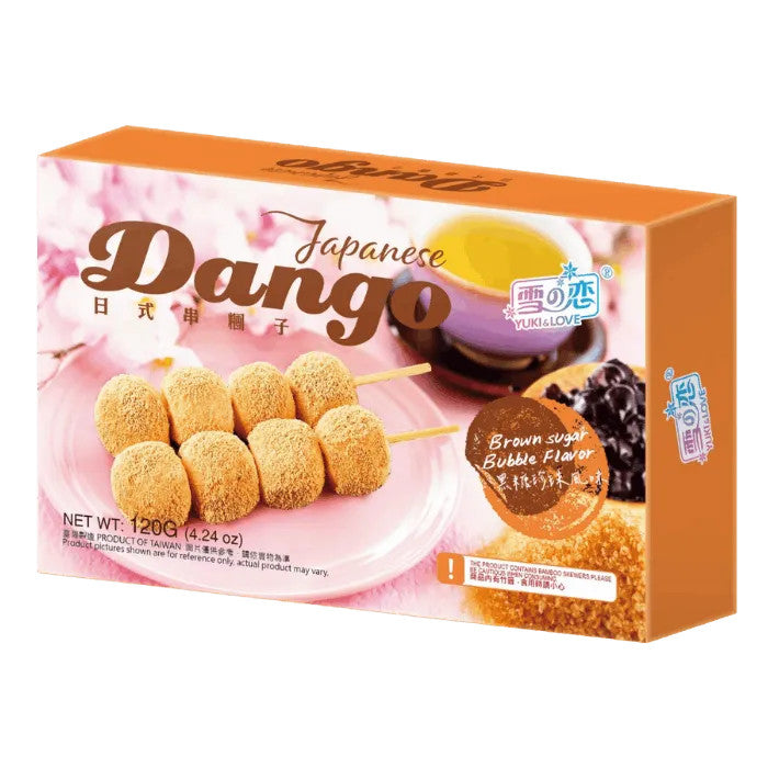 Yuki&Love Japanischer Dango, Brauner Zucker Bubble geschmack, 120 g