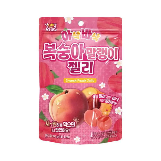 Yum'z Bites Crunch-Pfirsichgelee 40g